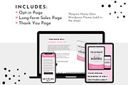 Pink Ebook Sales Templates Wordpress, a WordPress Template by ltsdesigns (Thumbnail 2 of 7)