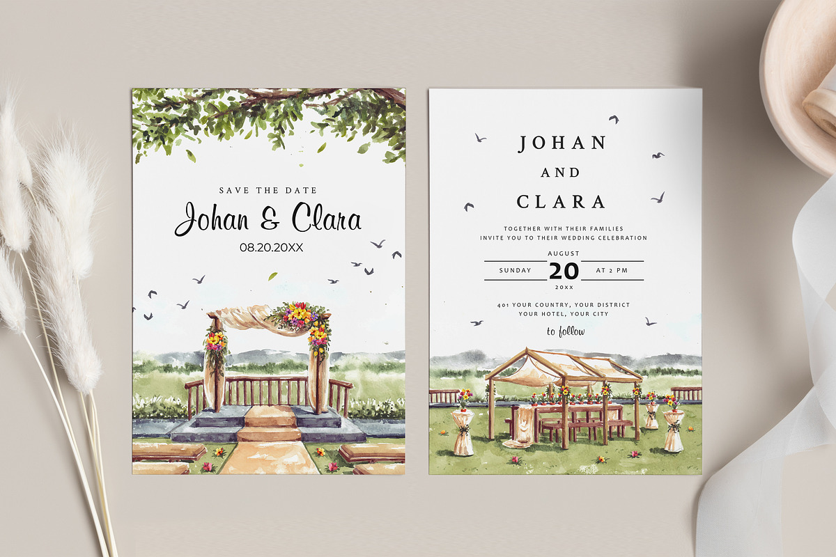 Wedding Arch & Venue, an Object Illustration by Yorda Studio (Photo 5 of 9)