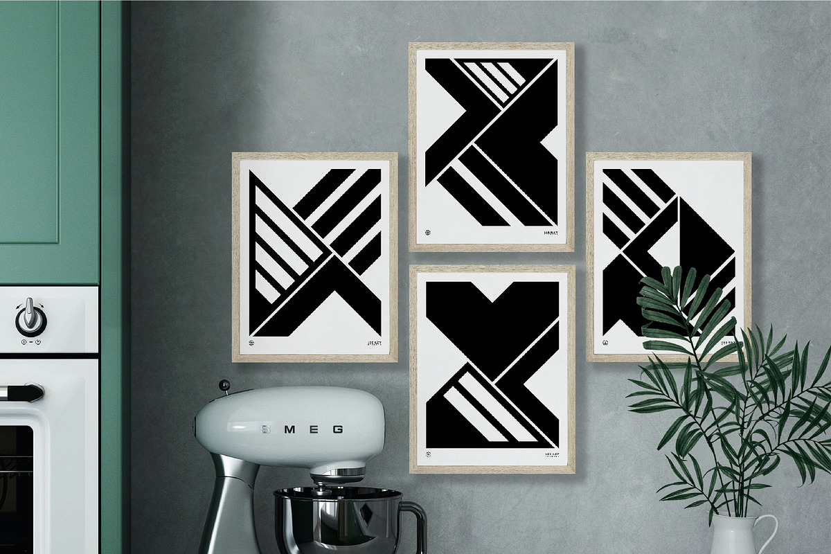 GEOMODO FONT & VECTOR, a Symbol Font by Lee Iley (Photo 8 of 8)