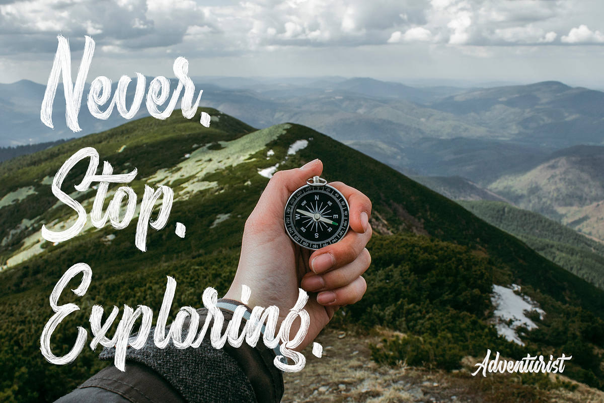 Adventurist - SVG Script Font, a Script Font by Surplus Type Co (Photo 7 of 11)