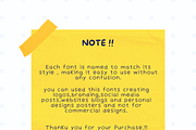 Ultimate Fonts Bundle, a Handwritten Font by Aditastudios (Thumbnail 7 of 7)