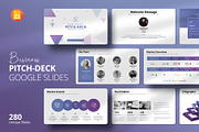 Infographic Pitch Deck Google Slides, a Presentation Template by Design Vault (Thumbnail 1 of 12)