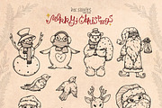 Merry Christmas, a Seasonal Illustration by Ink Stories (Thumbnail 3 of 25)