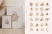 Feminine Illustration Bundle, a Graphic by AndrewPixel (Thumbnail 7 of 10)