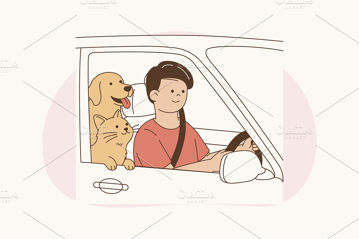 The Pet Connection Illustration, an Object Graphic by Jump Studio (Photo 9 of 12)