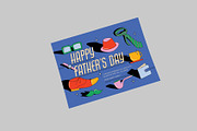 Creative Fathers Day Greeting Card, a Card Template by Neermana (Thumbnail 3 of 4)