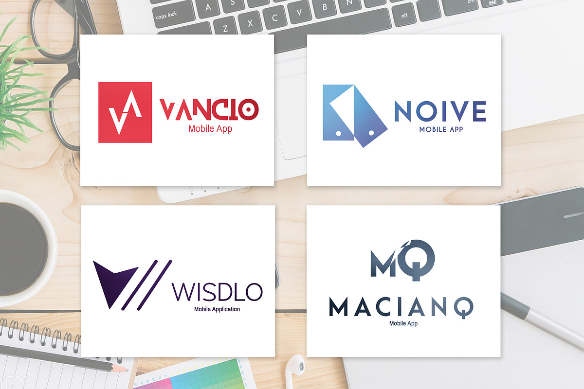 Mobile Application Branding Logos, a Branding & Logo Template by AN Productions (Photo 10 of 22)