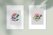 Watercolor Flowers | Hand-drawn, an Illustration by Tamara Sary (Thumbnail 6 of 6)