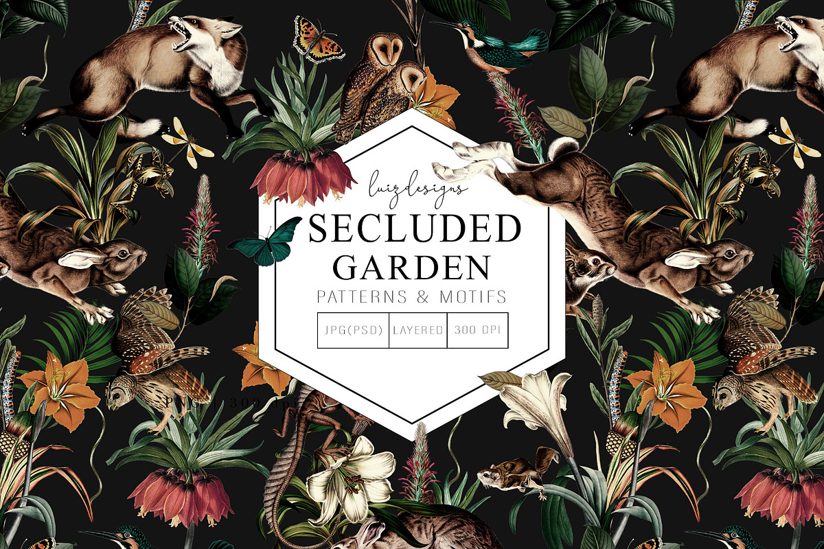 Garden, luxury SS2024 Print, a Wallpaper Graphic by Luiz da Rolt Grathwohl (Photo 1 of 12)