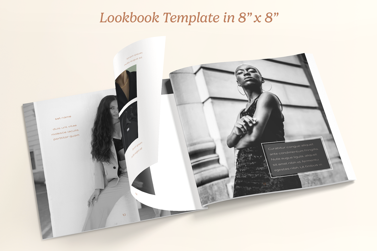Square Minimalist Lookbook Magazine, a Magazine Template by Creatif Foundry (Photo 2 of 8)