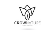 Crown nature logo, a Branding & Logo Template by Logocreative (Thumbnail 3 of 3)