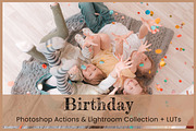 Birthday Photoshop Actions Lightroom, an Action Add-On by 3Motional (Thumbnail 1 of 16)