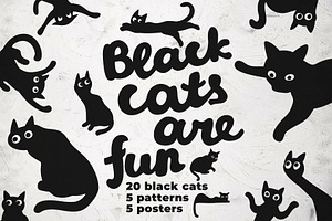 Black cats are fun!