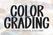 Color Grading | Script Font, a Script Font by Scratchones (Thumbnail 1 of 8)
