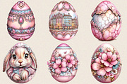 Happy Easter Egg Clipart Bundle., an Illustration by SVGArt (Thumbnail 5 of 8)