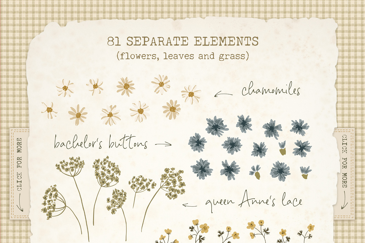 Farmstead Meadow Clipart & Patterns, a Pattern Graphic by PATTERNS etc. (Photo 8 of 12)