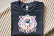 Stained Glass Valentine Fairy Dogs, an Illustration by SinaCreation (Thumbnail 9 of 11)