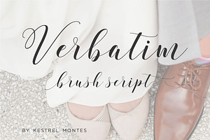 Verbatim Calligraphy Script PRO