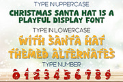 Christmas Santa Hat Display Font, a Sans Serif Font by Adalin Shop (Thumbnail 4 of 7)