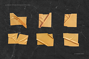 Orange Textured Packaging Torn Tapes, a Texture Graphic by Ksuview (Thumbnail 7 of 12)