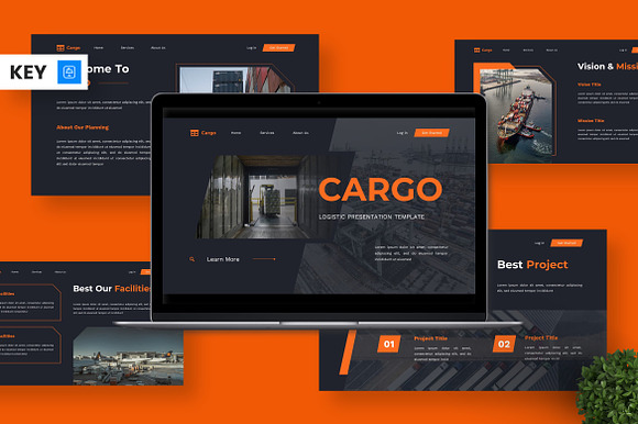 Cargo - Logistic Keynote preview 5