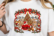 Santa and Reindeer Christmas, a Seasonal Illustration by Craft Nest (Thumbnail 4 of 6)