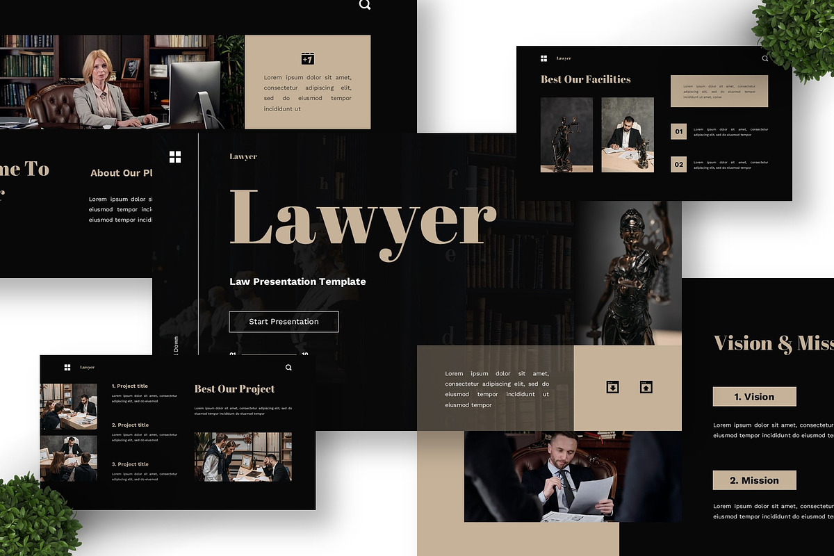 Lawyer - Law Powerpoint, a Presentation Template by Deepslide Studio (Photo 2 of 6)