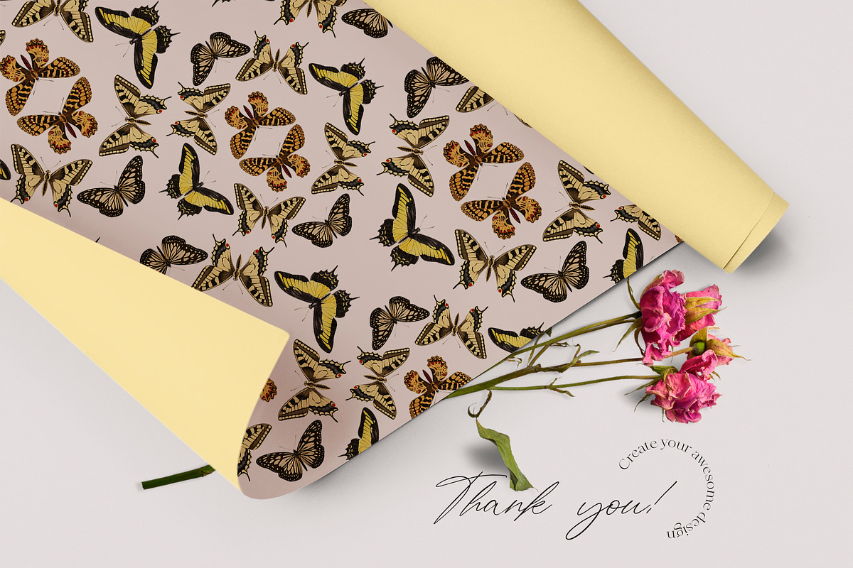 Vintage butterfly modern collection, an Animal Illustration by Beauty Drops (Photo 8 of 8)