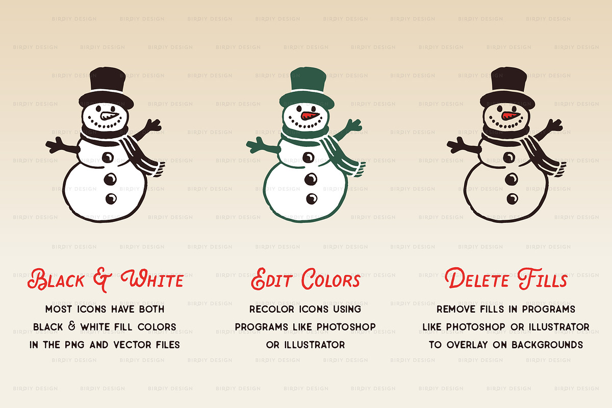 Christmas Wonderland Winter Icons, a Solid Icon by BirDIY Design (Photo 6 of 9)