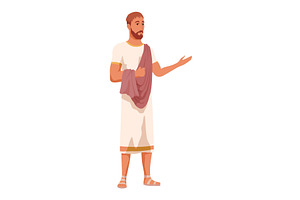 Ancient roman or greece man, an Object Illustration by the8monkey