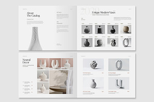 Landscape Catalog Brochure Template