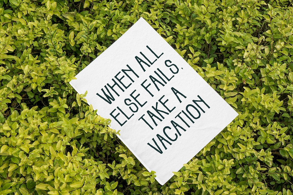 Hollien Stamp Sans Serif, a Sans Serif Font by Maulana Creative (Photo 8 of 8)