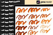 Procreate Outline Lettering Brushes, a Brush Add-On by DrawingStoryShop (Thumbnail 3 of 7)