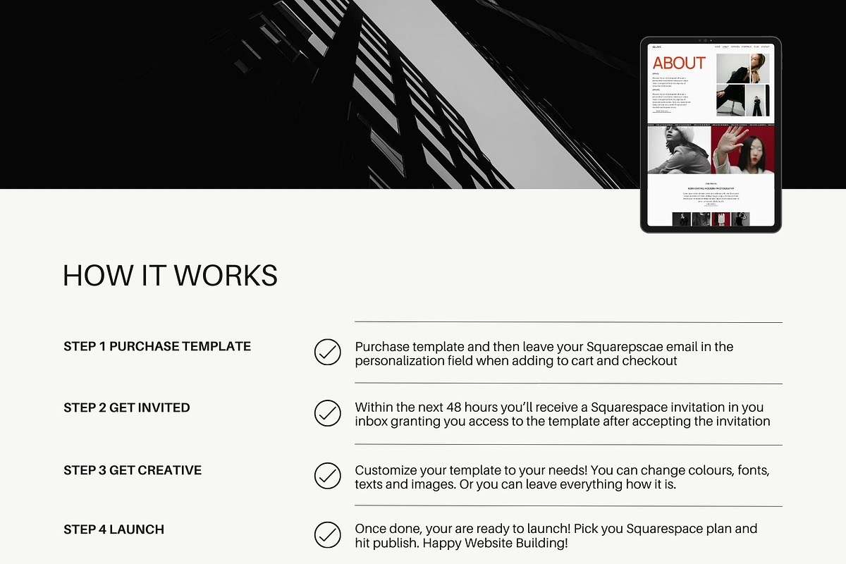 Photography Squarespace 7.1 Template, a Squarespace Template by Studio Witzenhausen (Photo 12 of 22)