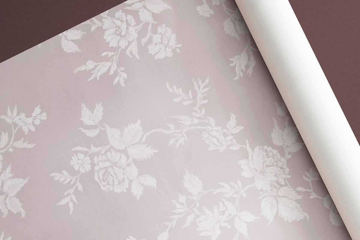 Chocolate Velvet Rose Garden Pattern, a Pattern Graphic by MouseGrey (Photo 8 of 11)
