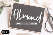 Almond Hand Lettering Script Fonts, a Script Font by YandiDesigns (Thumbnail 1 of 3)