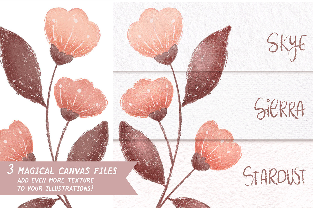 Boho Illustration Procreate Brushes, a Brush Add-On by Honey & Jazz Co. (Photo 4 of 10)