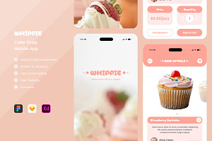 Whippie - Cake Shop Mobile Apps