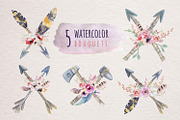 Watercolor floral set II, a Decorative Illustration by Peace ART (Thumbnail 4 of 5)