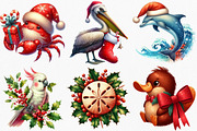 Australia Christmas Clipart, an Illustration by Canvas Craft (Thumbnail 3 of 7)