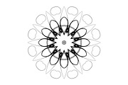Elegant Mandala Line Art Collection, a Decorative Illustration by NJ Himel (Thumbnail 24 of 101)