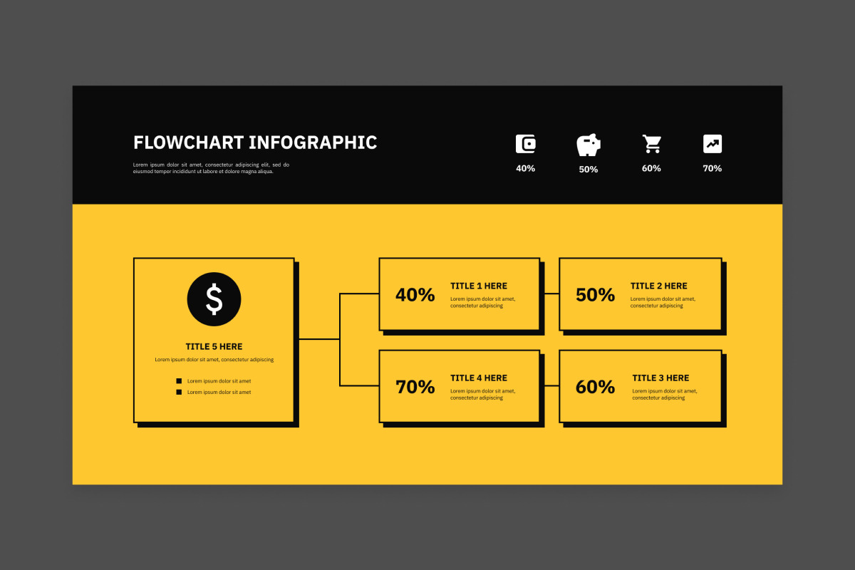 Flowchart Infographic Template V3, a Presentation Template by twinstd (Photo 3 of 4)