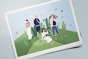 Happy app users with smartphones, a Person Illustration by Good Studio (Thumbnail 3 of 3)