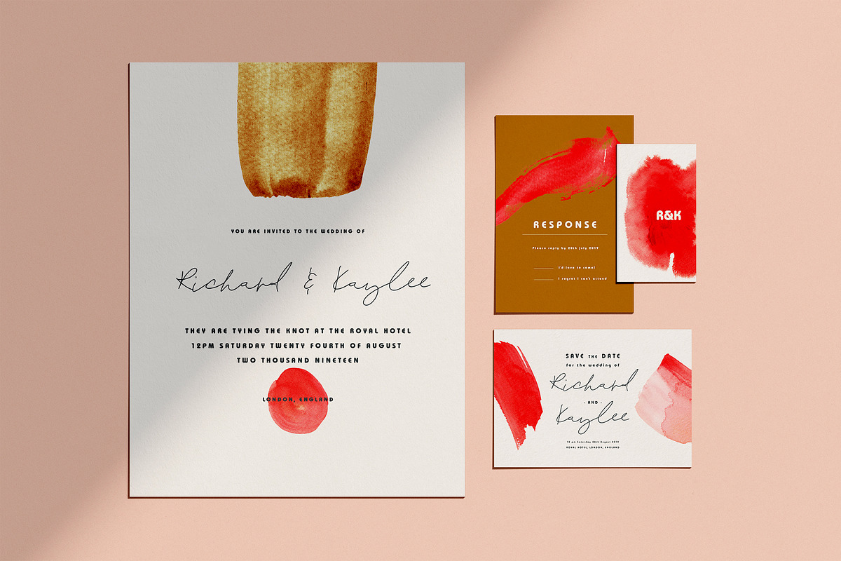 Darling Rosie Font Duo + Watercolor preview 3