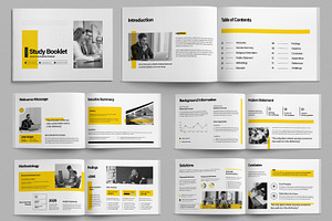 Case Study Booklet Design, a Brochure Template by ContestDesign