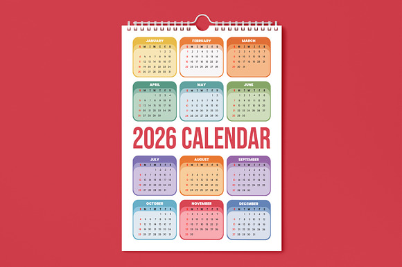 Clean And Creative 2026 Calendar preview 7
