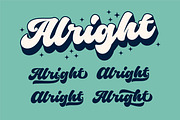 Klite - Retro Script, a Script Font by Graptail (Thumbnail 7 of 10)