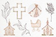 Hydrangea Daisy Flowers Pattern, an Illustration by PawGraphic (Thumbnail 4 of 10)