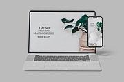 Macbook pro & iPhone 14 Pro mockup, a Mac Mockup by mahhyud (Thumbnail 6 of 11)