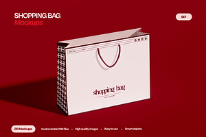Luxury Shopping Bag Mockup Set, a Packaging Mockup by Mego-studio